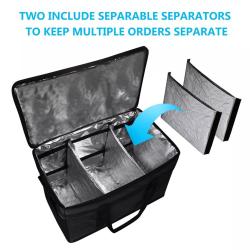 20L collapsible food transport insulated bag fast food insulated refrigerated delivery box outdoor picnic bag
