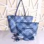 New Korean Tide Four Seasons Woven Women'S Shoulder Bag Retro Large Capacity Leisure Handbag Three-Piece Set Bag