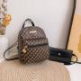 2024 Ladies Fashion Backpack Set Portable Small Bag with Chain Decoration for Women Cross-Border Wholesale