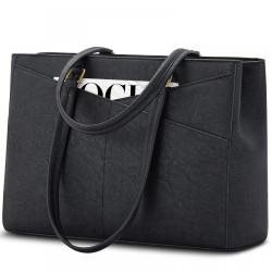 Fashion carry on Elegant Ladies Laptop Tote Bag Waterproof Leather Computer Bags Women Business Office Work Bag Briefcase