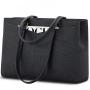 Fashion carry on Elegant Ladies Laptop Tote Bag Waterproof Leather Computer Bags Women Business Office Work Bag Briefcase