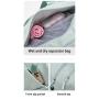 ZF130 New Fashion Yoga Bag Woman Sports Fitness Bag Oxford Cloth Wet and Dry Separation Wear-resistant Storage Travel Bag