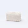 Stock Customizable Cozy Small Pouch Teddy Polar Fleece Material Stock Available Autumn Winter Teddy Cosmetic Bag
