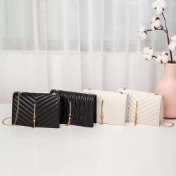 2022 New Fashion Arrivals Women Chain Crossbody Bag Pu Leather Designer Custom Ladies Purse Hand Messenger Bags Women Handbags