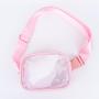 Factory 5 Colors Girls Boys Stadium Approved Transparent Crossbody Waist Bag Women Men Running Sports Bag Waterproof Belt Bag