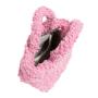 2024 Custom Faux Fur Bucket Sling Bag For Women Ladies Mini Sherpa Handbag