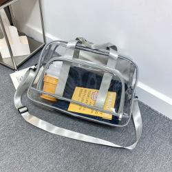 Transparent travel bag large capacity PVC travel bag fitness storage transparent  beach bag