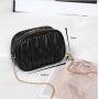 Long Chain Shoulder Messenger Bag Customized PU Leather Cross Body Sling Bags For Women