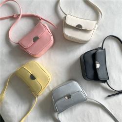 New Simple Crossbody Small PU Leather Designer Crossbody Fashion Macaron Envelope Mini Women's Shoulder Bags