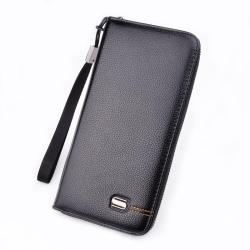 2021 New men's wallet men's short fashion open wallet casual trend woven pattern multi-card card credit holder wallet