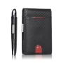 Minimalist Men's Money Clip Wallet Leather Clip Crad Holder RFID Mens Money Clips