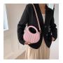 HR502 Women's Bag New Fashion Retro Personalized Ladies Handbag Trend Versatile One Shoulder Crossbody Irregular Moon Shape Bag