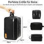 Cosmetic Bag Man Short Plush Fabric Animal Square Cube Cosmetic  Makeup Waterproof Cosmetic Bag For Men Toiletry Bag Leather