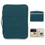 Portable Document Bags Portfolio Organizer Waterproof Travel Pouch Zippered Case