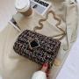 Bolsa Para Dama 2024 Bling Design Small Chain Shoulder Tweed Bags New Fashion Handbags Luxury Brand Designer Women Crossbody Bag