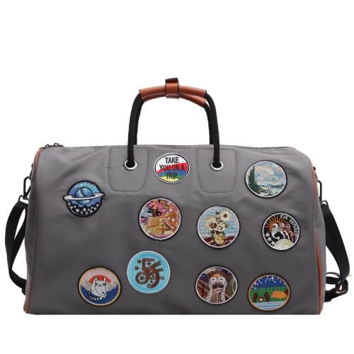 Wholesale Fashion Embroidered Travel Messenger Bag Large Capacity Weekend Travel Duffel Bag
