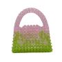 transparent Acrylic Gradient Beaded Bags Wholesale Custom Color Ladies Design Party Summer Beach Purses and Handbags  2024
