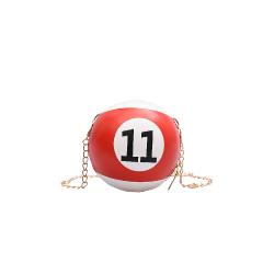 2022 Pool Balls Bags Funny Multi-coloured Chains Ball-Shape Handbags Mini Crossbody Purses