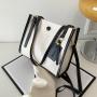 Texture shoulder bag female large capacity 2023 new spring and summer tote bag fashion simple ladies large bag
