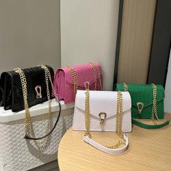 Crocodile Grain Women Designer Bags Pu Casual Women's Shoulder Bags Chains Bags Women Handbags Ladies CY74366