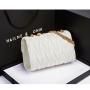 KBW731 Women Bag New Fashion Chain Shoulder Wrinkled Leather Bag High Quality Ladies Lingge Crossbody One Shoulder Underarm Bag