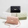 2024 new double layered embroidered mobile phone bag for women small women's shoulder crossbody bag messenger bags ladies purse