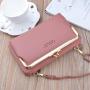 2023 new design women pu leather wallet wholesale fashion zipper purse mobile phone bags & cases