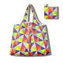 ZWY245 Foldable Large Women Shopping Bag Polyester Lightweight Practical Daily Organizer Bag Wholesale Fashion Supermarket Pouch
