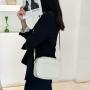 ZF280 Fashion New Women Shoulder Bag Zipper Soft PU Leather Handbag Daily Women's Small Square Bag