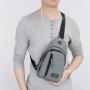 Gelory Fashion Solid Color Casual Multifunction Waist Bags Outdoor Sport Travel Oxford Shoulder Crossbody Chest Bag