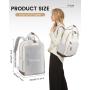 LOVEVOOK High Quality Waterproof Student School Bag Backpack 15.6 in laptop Bag wholesale USB for Teacher Nurse work backpack