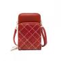 New Fashion Women's Large Capacity Mobilephone Bag China Wholesale PU Woman Bag 2021 Cross Bag Designer Purse With Three