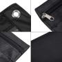 Gelory Multifunction Zipper 3-Ring Pen Pencil Pouch with Clear Window Stationery Bag Binder Case