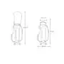 XL151 Microfibre 4 Wheels Trailable Golf Bag New Version Golf Standard Ball Bag Custom Logo Accepted Golf Trolley Bag