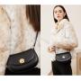 2024 Custom Women'S High Quality Female Women Handbags Luxury Designer Ladies Genuine Leather Shoulder Crossbody Saddle Bags