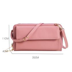 Minissimi Brand Carteras Mujeres Multifunctional Zipper Leather Wallet  Mobile Phone Bag  Purse For Women