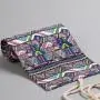 HR207 Stationery Ethnic Style Canvas Printing Simple Pen Roll Rope Bag Sketch Color Pencil Curtain Pouch Brush Pen Storage Bag