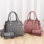 New wholesale fashion quilted leather large capacity bags luxury Ladies purses and handbags for women luxury