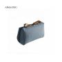 Korean Style Solid Cosmetic Bag Women Bow Tie Makeup Bag Mini Portable Handbag for Women and Girls