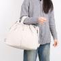CHANGRONG Custom Large Capacity Casual Nylon Women Handbags Lady Shoulder Bag Padded Soft Puffer Backpack Bag