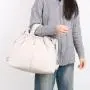 CHANGRONG Custom Large Capacity Casual Nylon Women Handbags Lady Shoulder Bag Padded Soft Puffer Backpack Bag