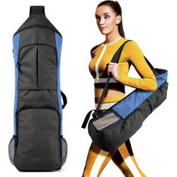 Yoga Mat Holder Carrier Yoga Backpack With  Water Bottle Holders Full Zip Yoga Mat Carrying Bag for Women Men Gym Sport Travel