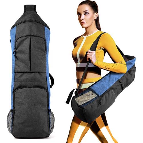 Yoga Mat Holder Carrier Yoga Backpack With  Water Bottle Holders Full Zip Yoga Mat Carrying Bag for Women Men Gym Sport Travel