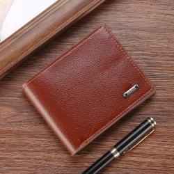 Men's Multi-Card Business Short Wallet New Fashionable Design Factory Direct Supply Waterproof Open Closure in Stock Wholesale