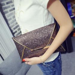 Fashion Evening Bags Women Clutch Envelope Bag Ladies Leather Glitter Purse Delicate Party Handbags Trendy Portable Carrying bag