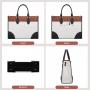 LOVEVOOK 15.6 In Canvas Work Bag with Clutch Purse Waterproof Briefcase Shoulder Handbag Computer Bag Laptop Tote Bag for Women