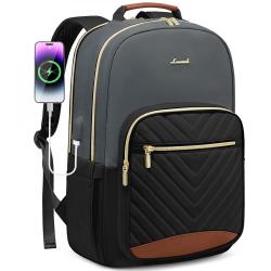 LOVEVOOK 17 18 Inch Laptop Bag Computer Backpack Unisex Professional Waterproof Travel Backpack Work Bag College Carryon Daypack