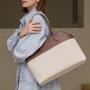 2024 New Arrival Fashion Women's Tote bags Shoulder Bag Leather And Canvas Handbags With Large Capacity