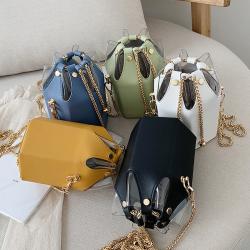 Wholesale Ladies Bucket Bag Chain Bag Women Chain Handbags Bucket Shoulder Crossbody Chain Bag