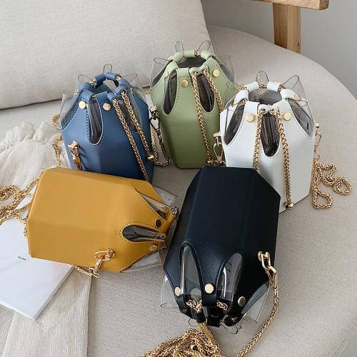 Wholesale Ladies Bucket Bag Chain Bag Women Chain Handbags Bucket Shoulder Crossbody Chain Bag